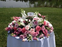 Flowers by Lipinoga Florist of Clarence NY for Wedding at Timberlodge in Akron NY (5)
