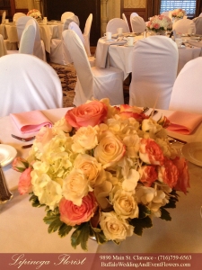 Wedding Flowers at The Butler Mansion in Buffalo NY